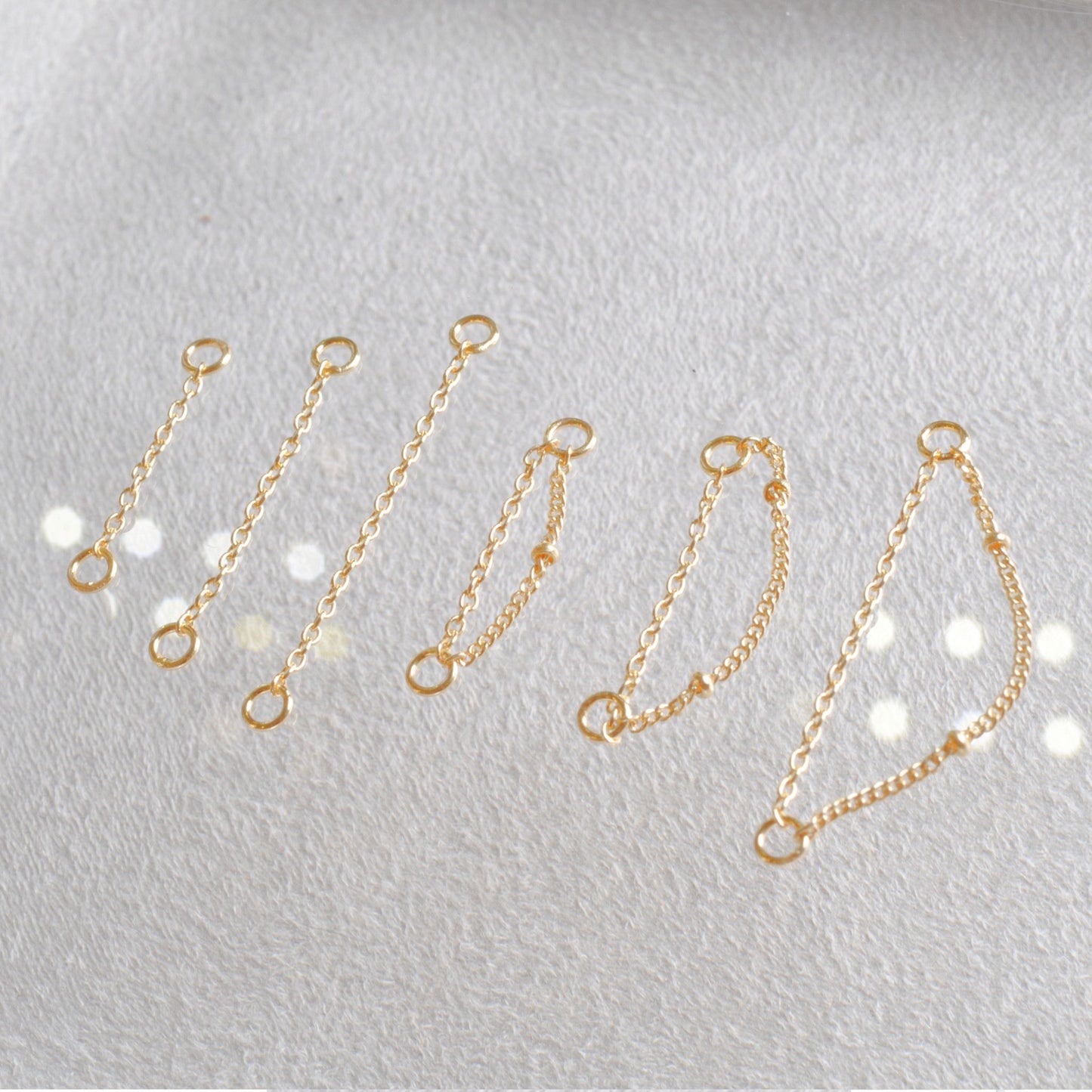 Chaine d'oreille DOUBLE doré