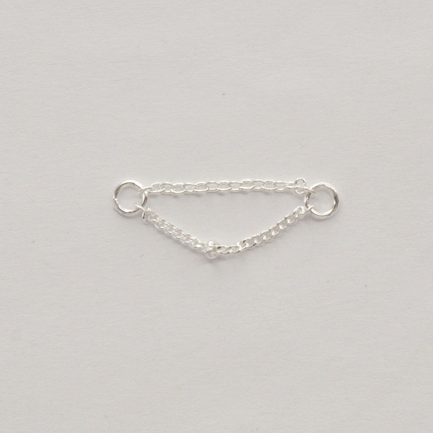 Chaine d'oreille DOUBLE argent