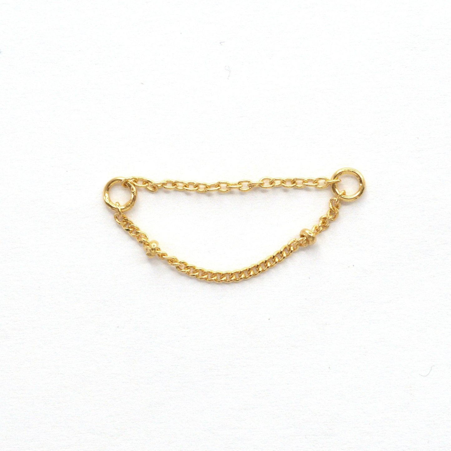 Chaine d'oreille DOUBLE doré