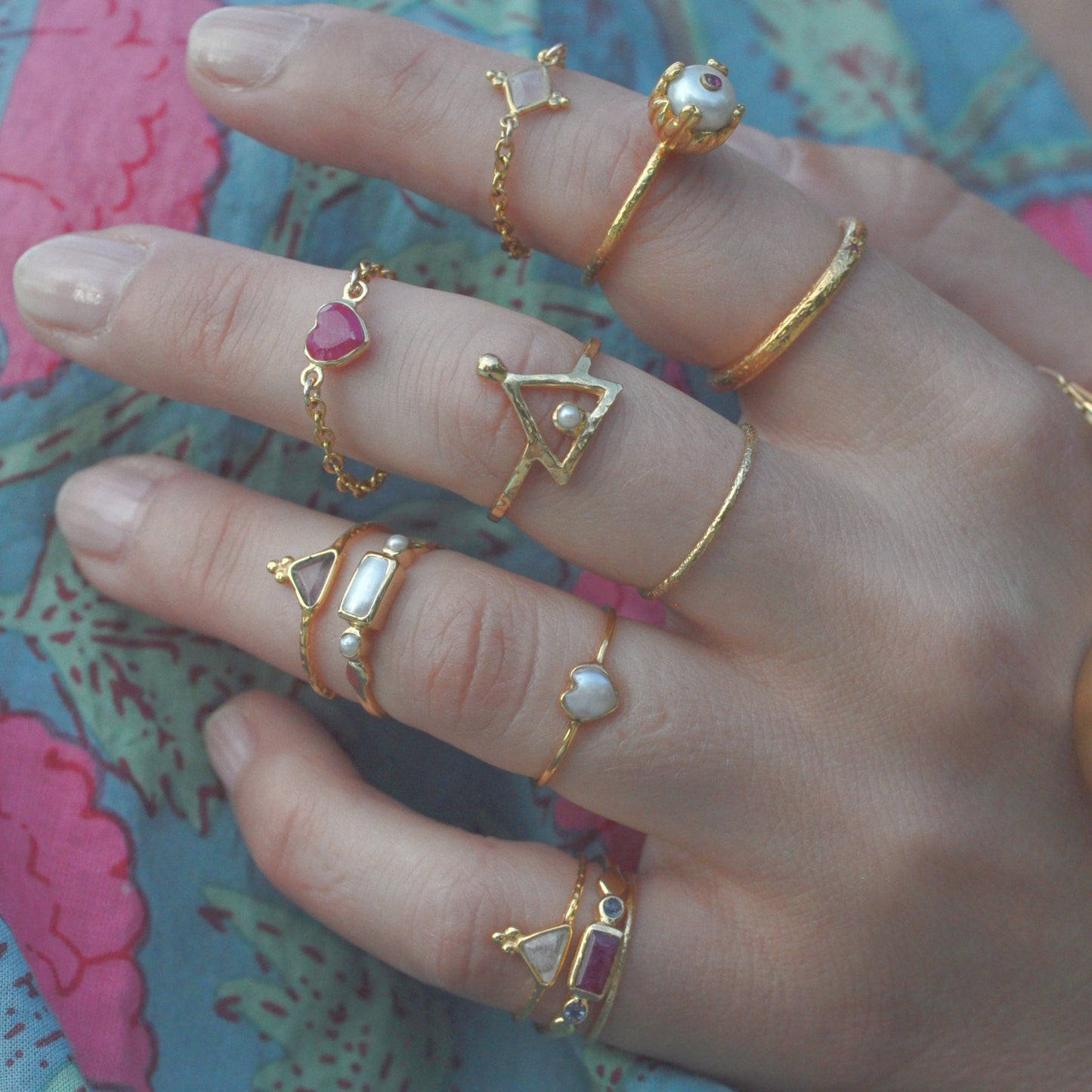 Bague chaine LOVE