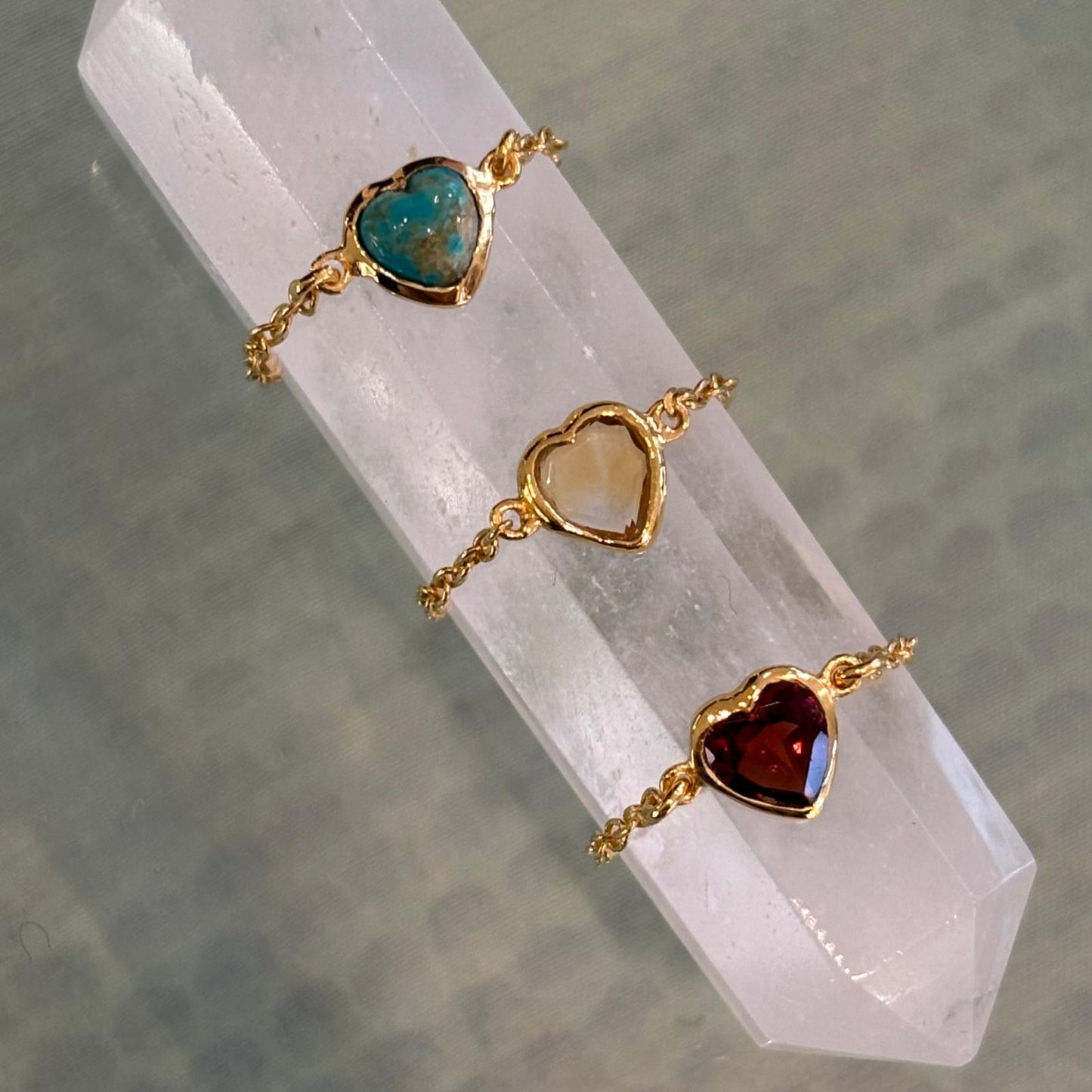 Bague Chaine LOVE TURQUOISE
