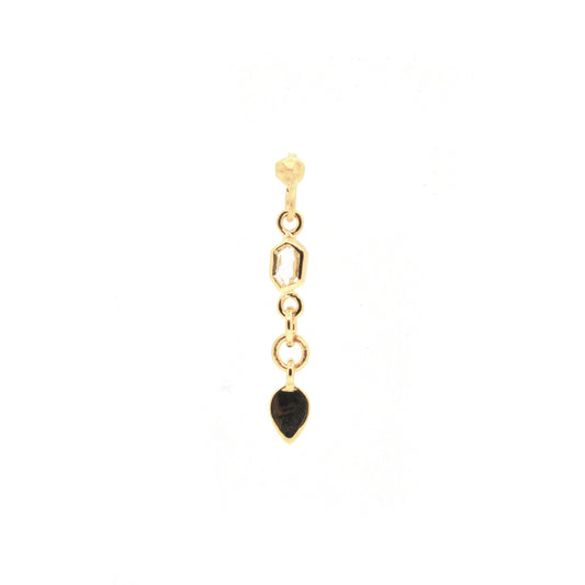 Crystal and Tassel Earring