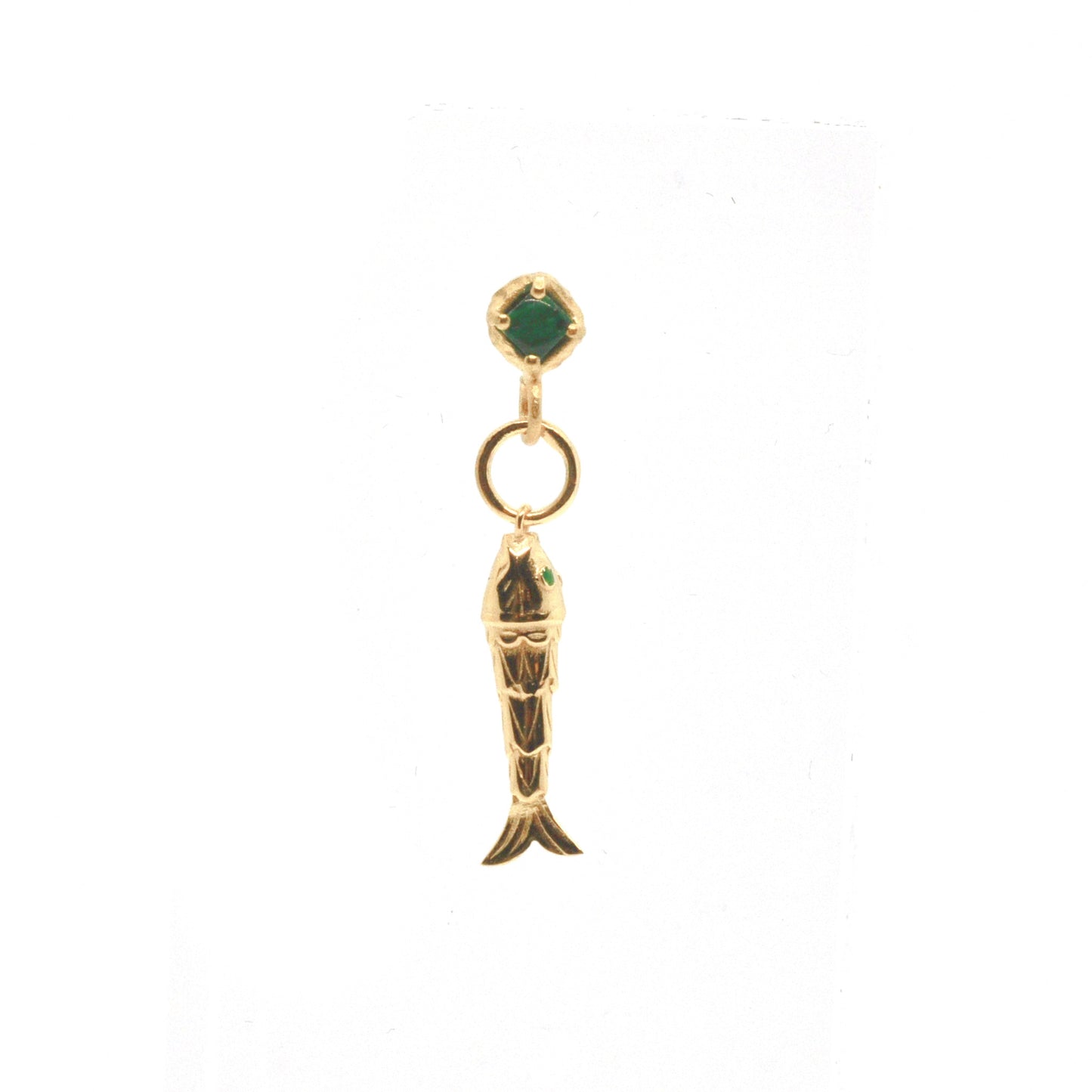 Boucle d'oreille Pierre sertie LUCKY FISH