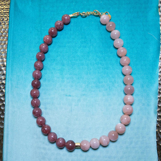 Collier Chocker SUMMER  Muscovite et Pierre de Lune