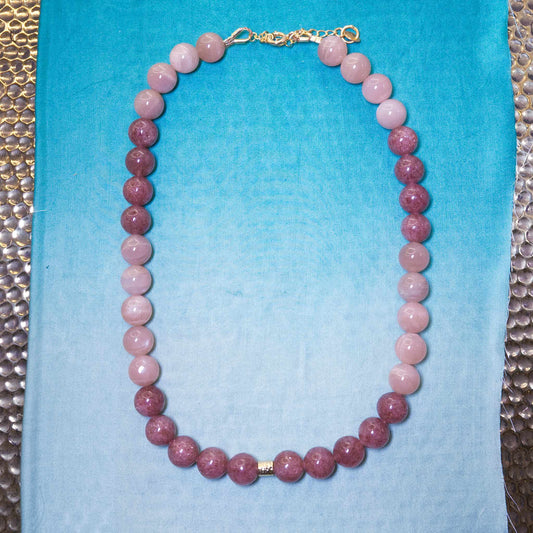 Collier Chocker SUMMER en PIerre de Lune et Muscovite