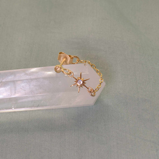 Boucle d'oreille SUN Connexion Pierre de Lune